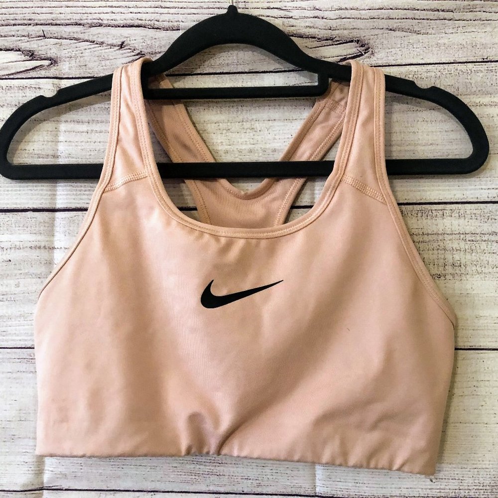 Light Pink Nike Dri-FIT Swoosh Sports Bra